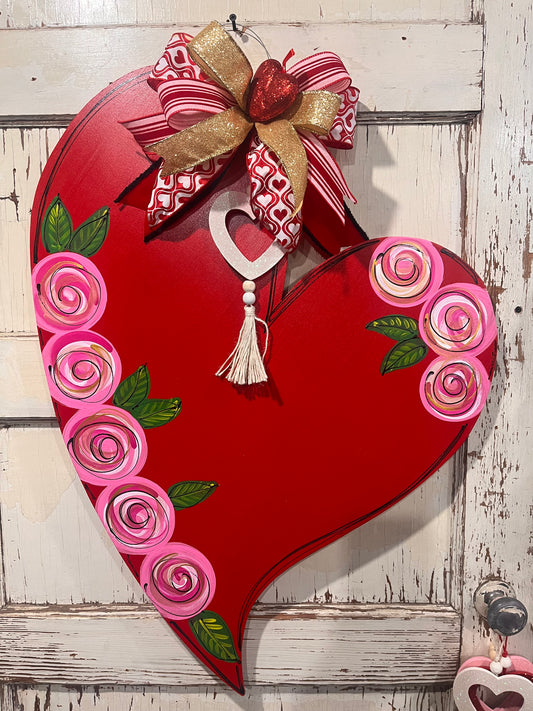 Valentine’s Day door hanger