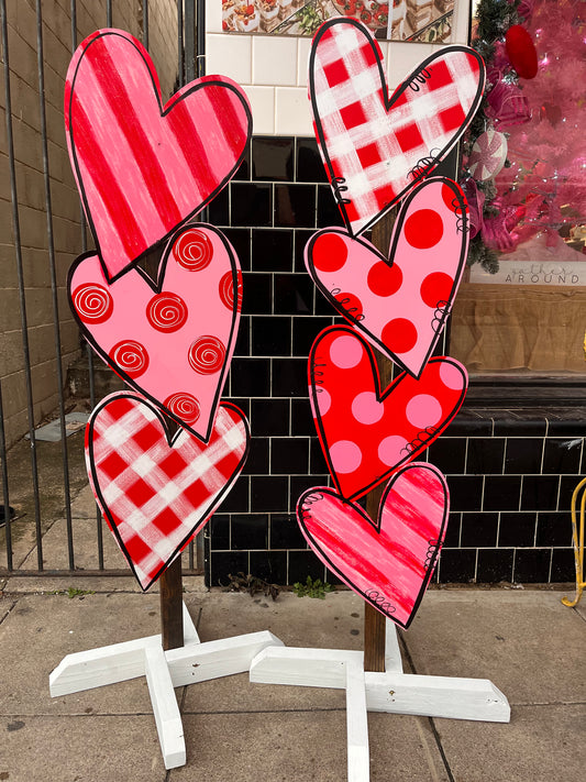 Valentine’s Day porch decor