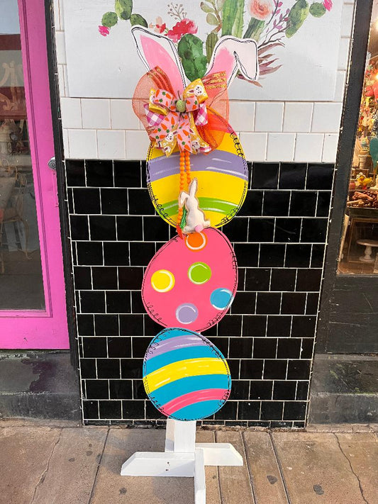 porch candy/ 3 easter egg porch stand